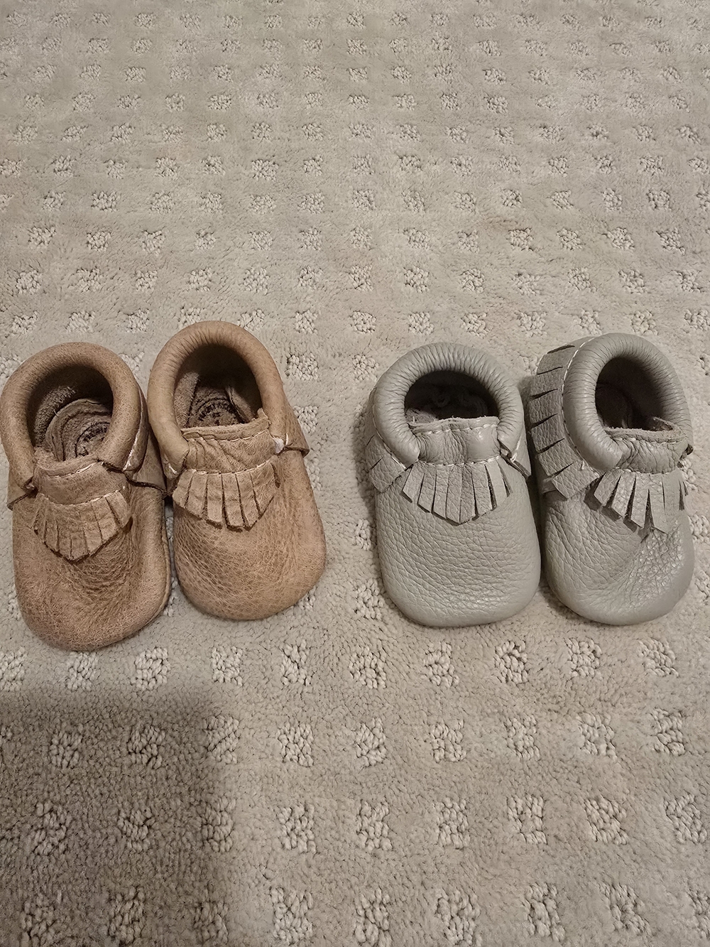 Freshly Picked Leather Moccasins Sz 1 - Set